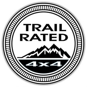 Trail rated 4x4 Jeep badge